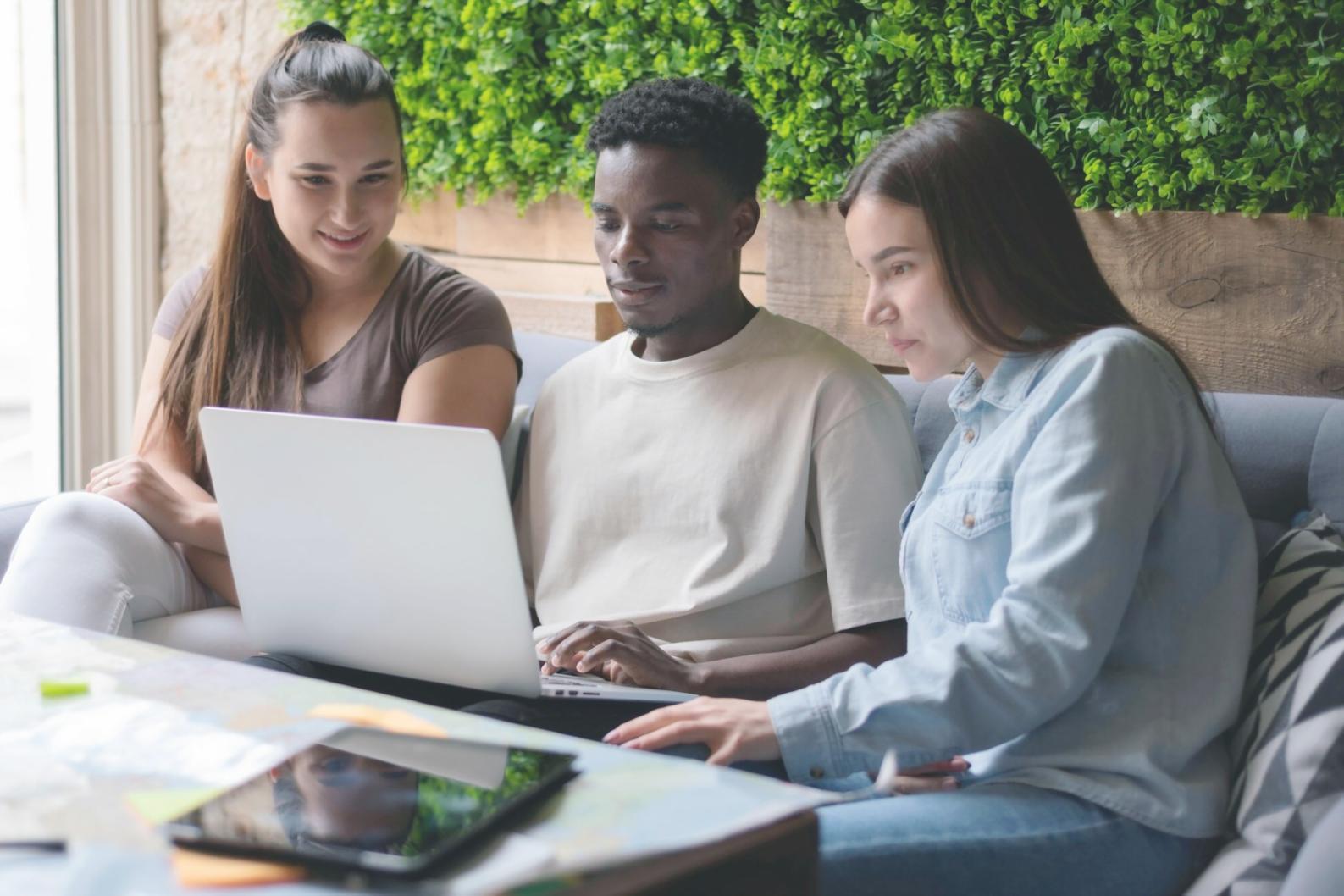 Students engaging in practical financial education workshop