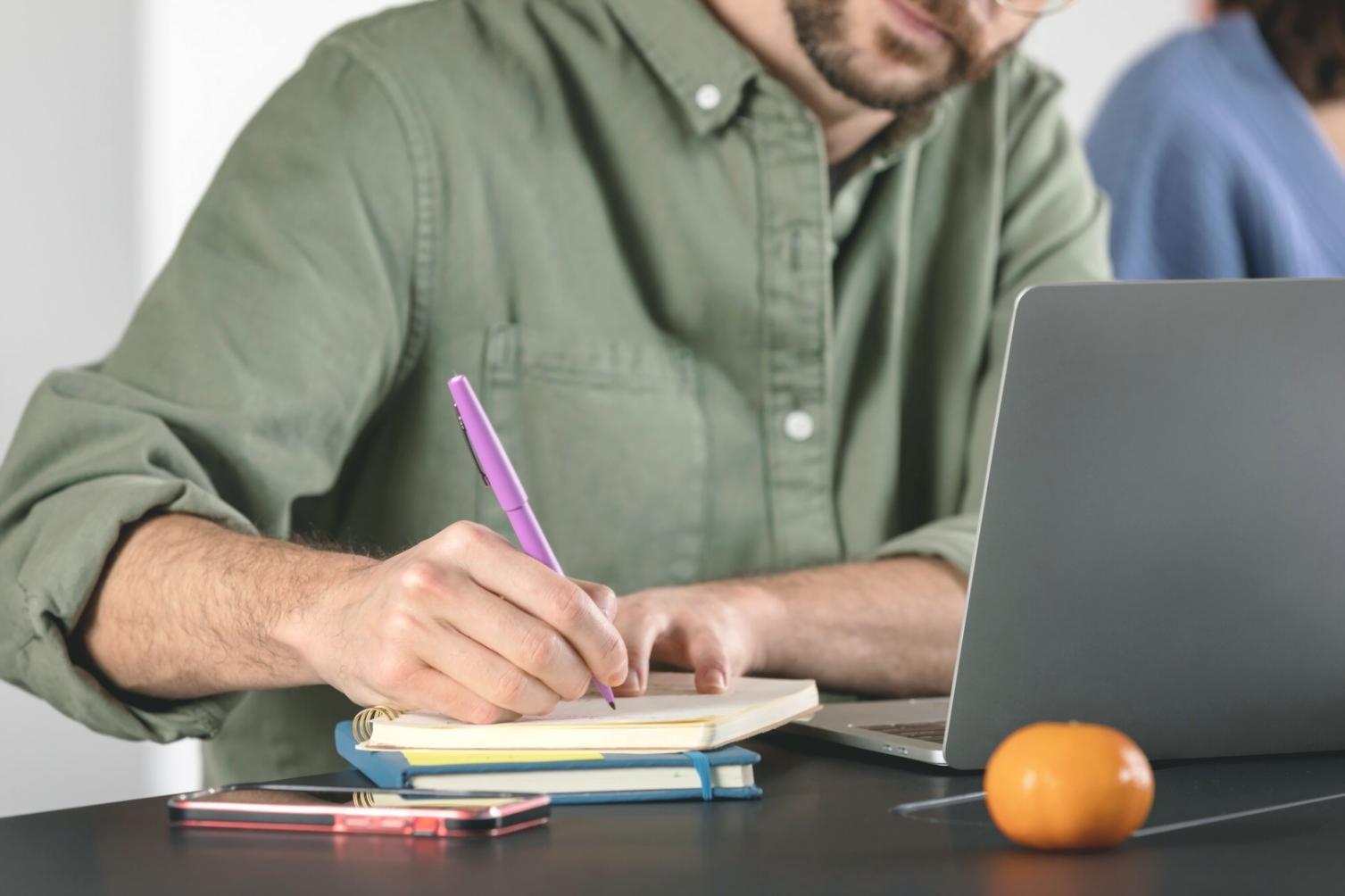 Financial literacy learning session with practical exercises