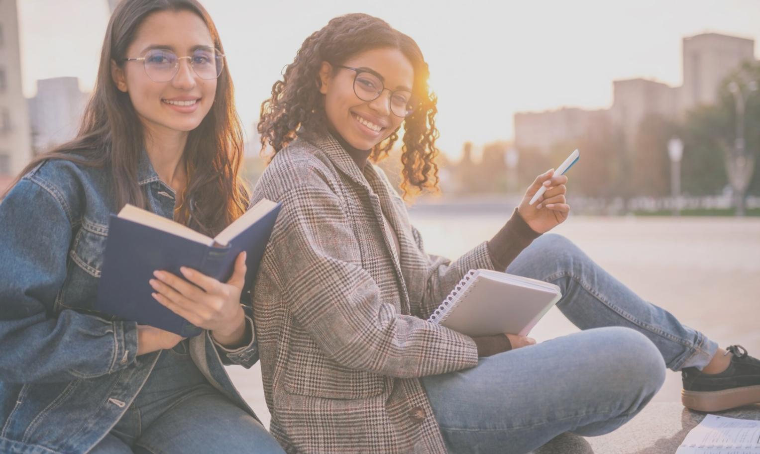 Financial planning discussion between learner and advisor reviewing documents and strategies